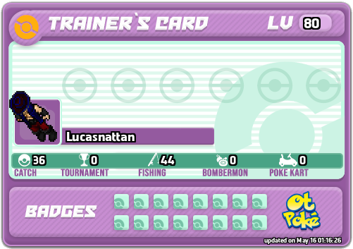 Lucasnattan Card otPokemon.com