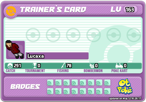 Lucaxa Card otPokemon.com