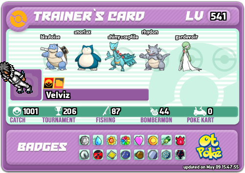 Velviz Card otPokemon.com