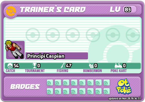 Principi Caspian Card otPokemon.com