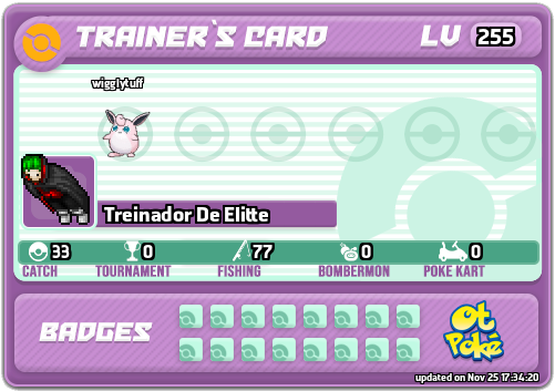 Treinador De Elitte Card otPokemon.com