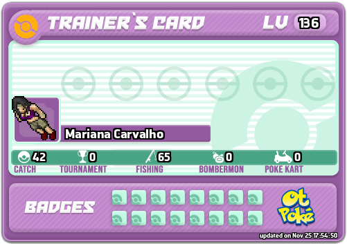 Mariana Carvalho Card otPokemon.com