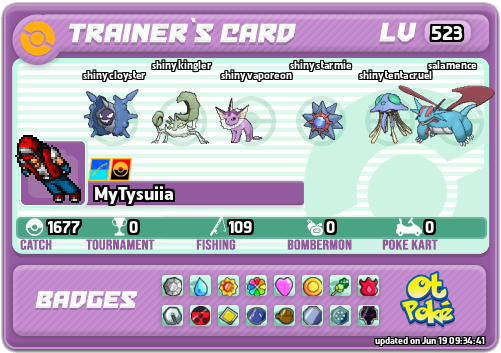 MyTysuiia Card otPokemon.com