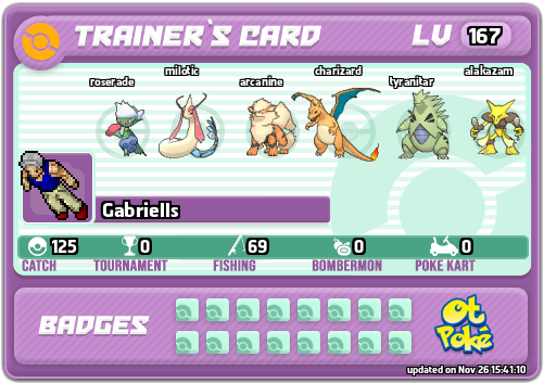 Gabriells Card otPokemon.com