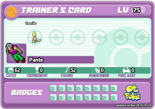 Pante Card otPokemon.com