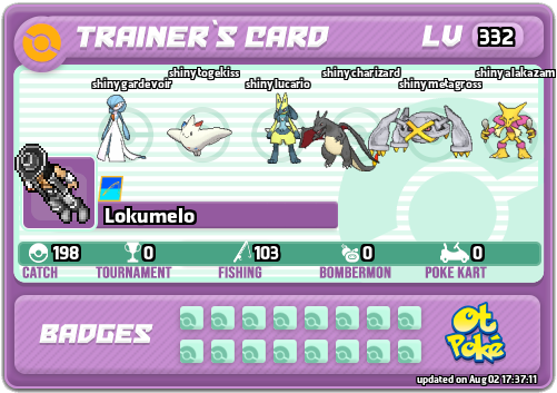 Lokumelo Card otPokemon.com