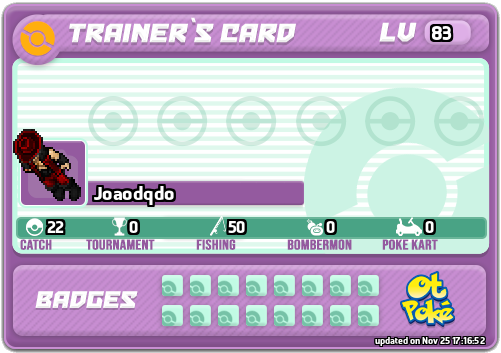 Joaodqdo Card otPokemon.com