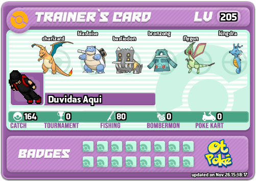 Duvidas Aqui Card otPokemon.com