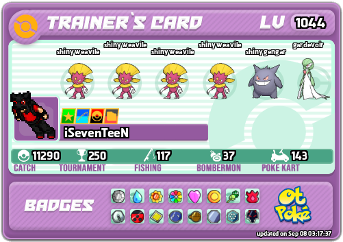 iSevenTeeN Card otPokemon.com