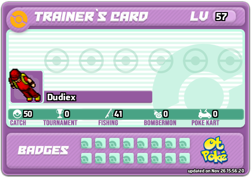 Dudiex Card otPokemon.com