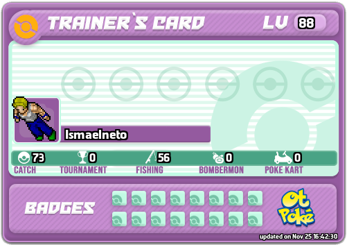 Ismaelneto Card otPokemon.com