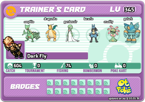 Dark Fly Card otPokemon.com