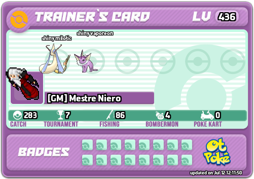 [GM] Mestre Niero Card otPokemon.com