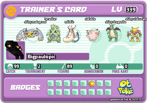 Bigpaulopic Card otPokemon.com