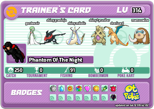 Phantom Of The Night Card otPokemon.com