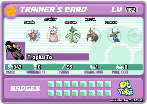 Tropius To Card otPokemon.com