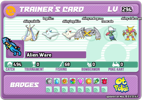 Alien Ware Card otPokemon.com