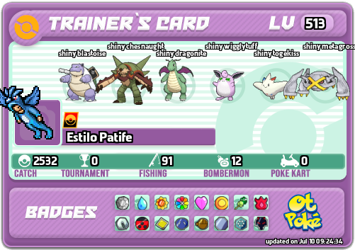Estilo Patife Card otPokemon.com