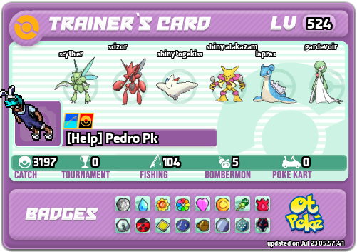 [Help] Pedro Pk Card otPokemon.com