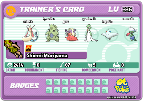 Shiemi Moriyama Card otPokemon.com