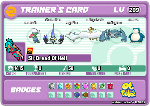 Sir Dread Of Hell Card otPokemon.com