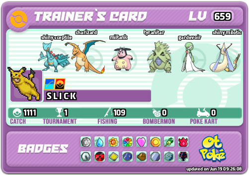 S L I C K Card otPokemon.com
