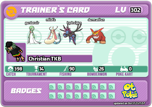 Christian TKB Card otPokemon.com