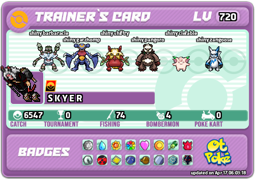S K Y E R Card otPokemon.com