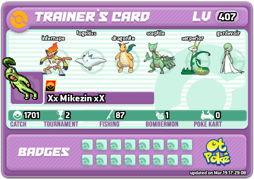 Xx Mikezin xX Card otPokemon.com