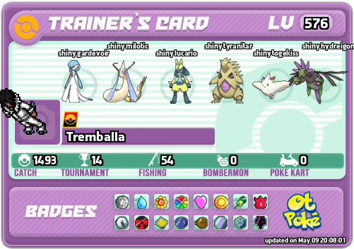 Tremballa Card otPokemon.com