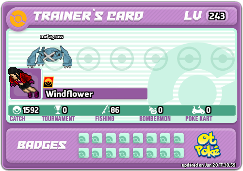 Windflower Card otPokemon.com