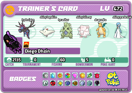 Diego Dhzin Card otPokemon.com