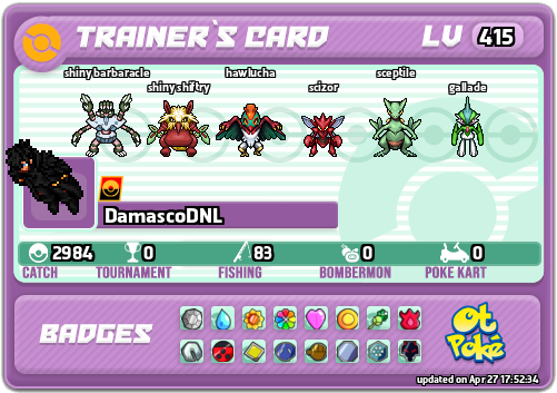 DamascoDNL Card otPokemon.com