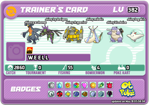 W E E L L Card otPokemon.com