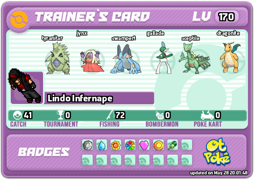 Lindo Infernape Card otPokemon.com