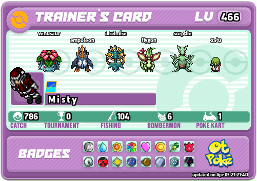 M i s t y Card otPokemon.com