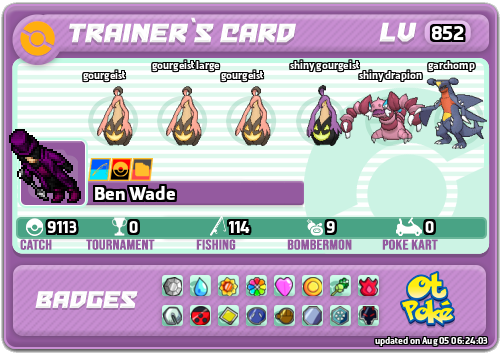 Ben Wade Card otPokemon.com