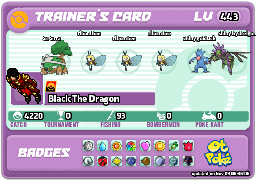 Black The Dragon Card otPokemon.com