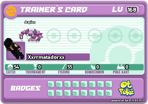 Xxrrmatadorxx Card otPokemon.com