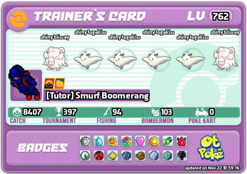 [Tutor] Smurf Boomerang Card otPokemon.com