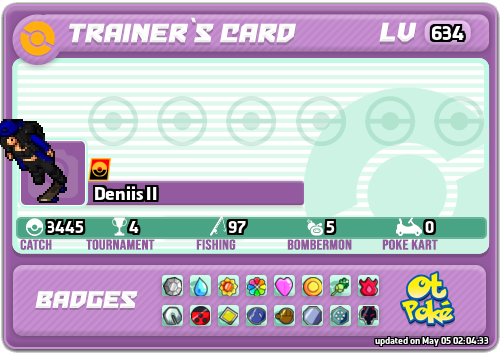 Deniis II Card otPokemon.com