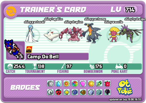 Camp Do Bell Card otPokemon.com