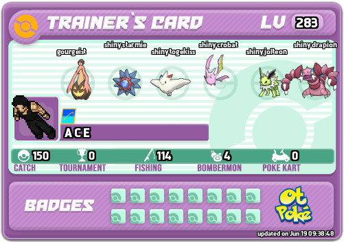 A C E Card otPokemon.com