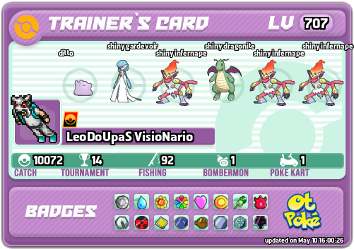 LeoDoUpaS VisioNario Card otPokemon.com
