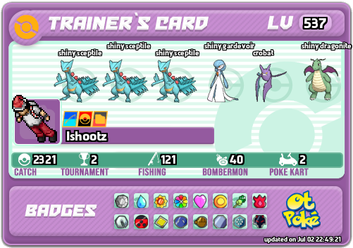 Ishootz Card otPokemon.com