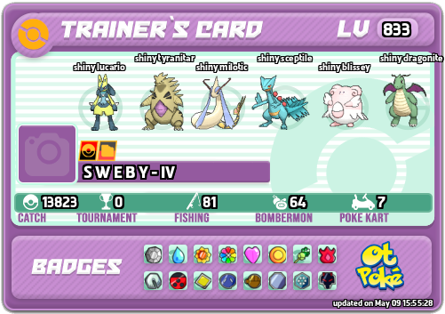 S W E B Y - IV Card otPokemon.com