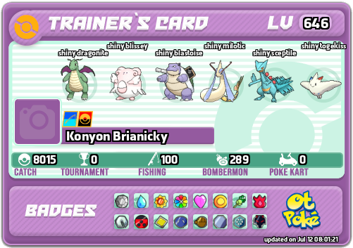 Konyon Brianicky Card otPokemon.com