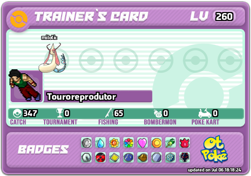 Touroreprodutor Card otPokemon.com
