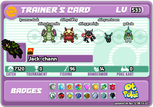 Jack-chann Card otPokemon.com