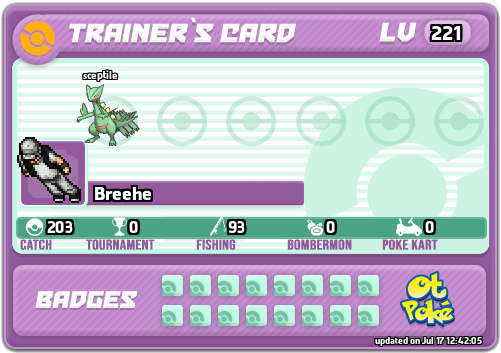 Breehe Card otPokemon.com